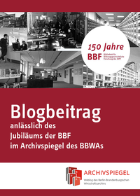 »150 Jahre BBF – Blogbeitrag der BBWA«
