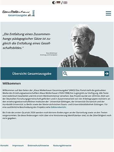 Vortrag »Klaus-Mollenhauer-Gesamtausgabe: Entstehung – Verwendung – Erforschung«