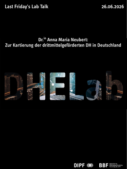 DHELab-Onlinevortrag »Zur Kartierung der drittmittelgeförderten DH in Deutschland«