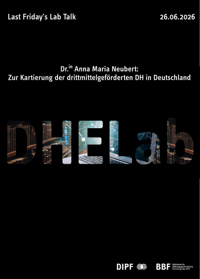 DHELab-Onlinevortrag »Zur Kartierung der drittmittelgeförderten DH in Deutschland«