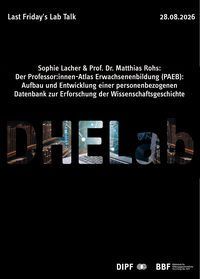 DHELab-Onlinevortrag zum Professor*innen-Atlas Erwachsenenbildung (PAEB)