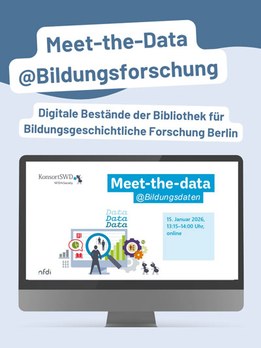 Onlinevortrag über Nutzungsmöglichkeiten digitaler BBF-Bestände als Forschungsdaten