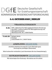 Tagung »Unbequeme Disziplingeschichte«